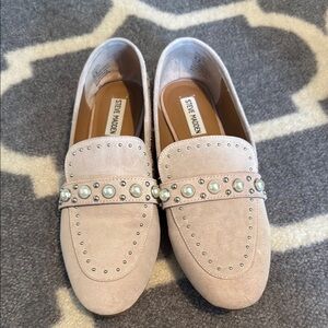 Steve Madden Pink Flats with Embellished Strap